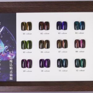 12 colors Magic Fairy Cat Eye Gel Polish